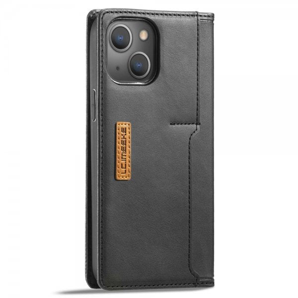 Lc.Imeeke iPhone 14 Plus Cover Kortlomme Udvendig Sort