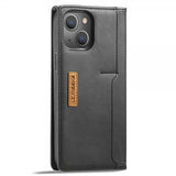 Lc.Imeeke iPhone 14 Plus Cover Kortlomme Udvendig Sort