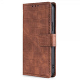 iPhone 14 Plus Cover Krokodillemønster Brun