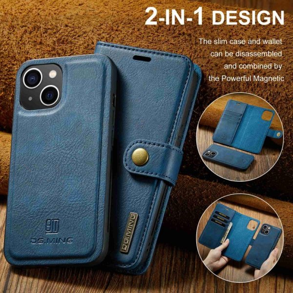 Dg.Ming iPhone 14 Plus Cover Aftageligt Cover Blå