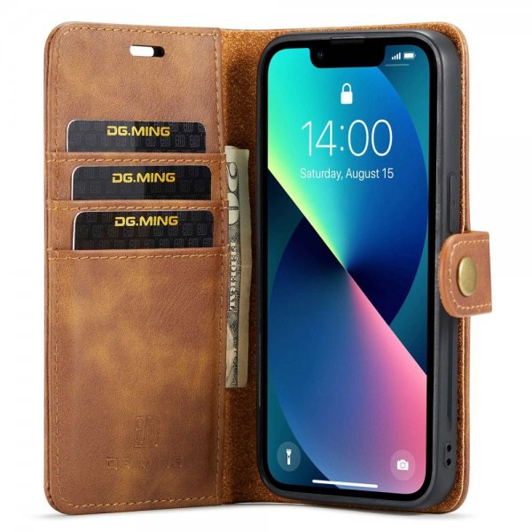 Dg.Ming iPhone 14 Plus Cover Aftageligt Cover Brun