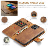 Dg.Ming iPhone 14 Plus Cover Aftageligt Cover Brun