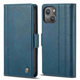 Lc.Imeeke iPhone 14 Plus Cover med Kortrum Blå