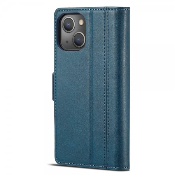 Lc.Imeeke iPhone 14 Plus Cover med Kortrum Blå