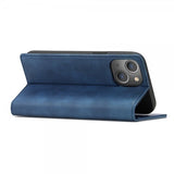 Lc.Imeeke iPhone 14 Plus Cover med Kortrum Flip Blå