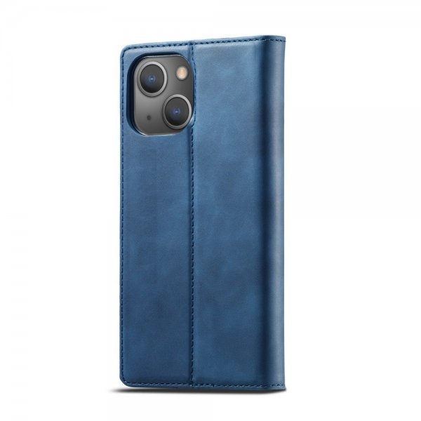 Lc.Imeeke iPhone 14 Plus Cover med Kortrum Flip Blå