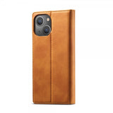 Lc.Imeeke iPhone 14 Plus Cover med Kortrum Flip Brun