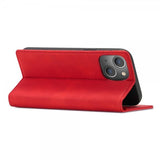 Lc.Imeeke iPhone 14 Plus Cover med Kortrum Flip Rød