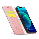 Lc.Imeeke iPhone 14 Plus Cover med Kortrum Flip Rosaguld