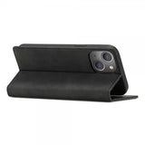 Lc.Imeeke iPhone 14 Plus Cover med Kortplads Flip Sort