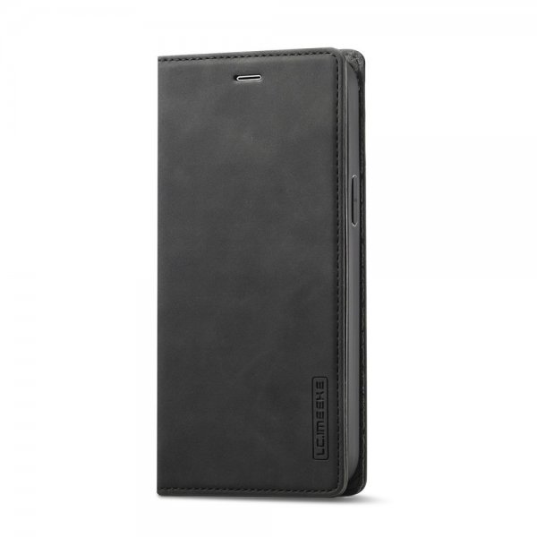 Lc.Imeeke iPhone 14 Plus Cover med Kortplads Flip Sort