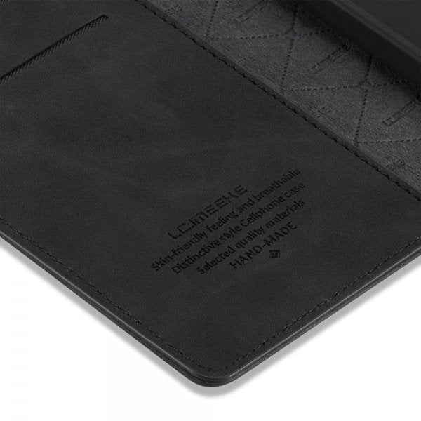 Lc.Imeeke iPhone 14 Plus Cover med Kortplads Flip Sort