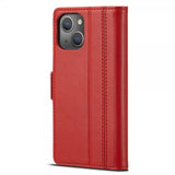 Lc.Imeeke iPhone 14 Plus Cover med Kortlomme Rød