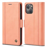 Lc.Imeeke iPhone 14 Plus Cover med Kortrum Rosa
