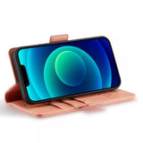 Lc.Imeeke iPhone 14 Plus Cover med Kortrum Rosa