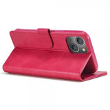Lc.Imeeke iPhone 14 Plus Cover med Kortrum Stativfunktion Magenta