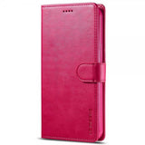 Lc.Imeeke iPhone 14 Plus Cover med Kortrum Stativfunktion Magenta