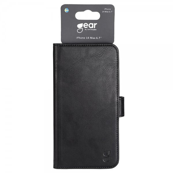 Gear iPhone 14 Plus Cover med Kortrum Sort