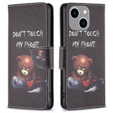 iPhone 14 Plus Cover Motiv Bjørn Don't Touch My Phone