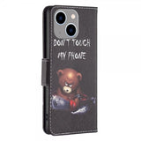 iPhone 14 Plus Cover Motiv Bjørn Don't Touch My Phone