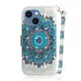 iPhone 14 Plus Cover Motiv Blå Mandala