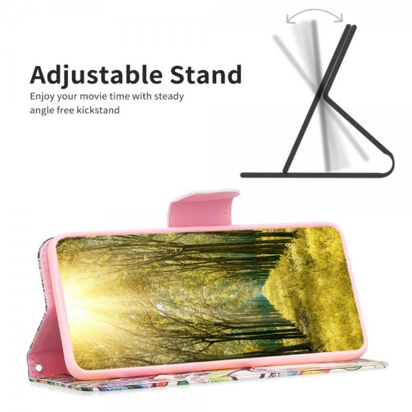 iPhone 14 Plus Cover Motiv Farverigt Træ