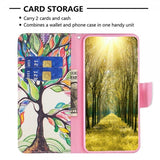 iPhone 14 Plus Cover Motiv Farverigt Træ