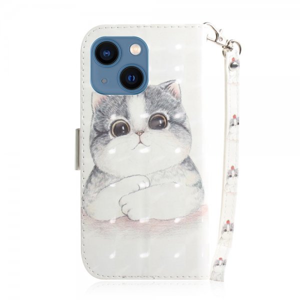 iPhone 14 Plus Cover Motiv Kat og Tomat