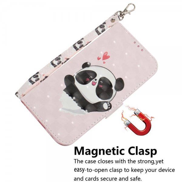 iPhone 14 Plus Cover Motiv Panda Hjerter