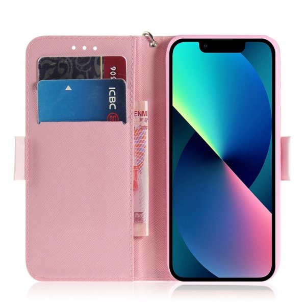 iPhone 14 Plus Cover Motiv Panda Hjerter