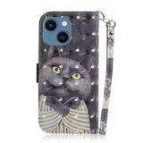 iPhone 14 Plus Cover Motiv Sort Kat