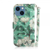 iPhone 14 Plus Cover Motiv Hvide Blomster