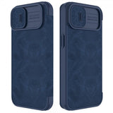 Nillkin iPhone 14 Plus Cover Qin Pro Series Blå