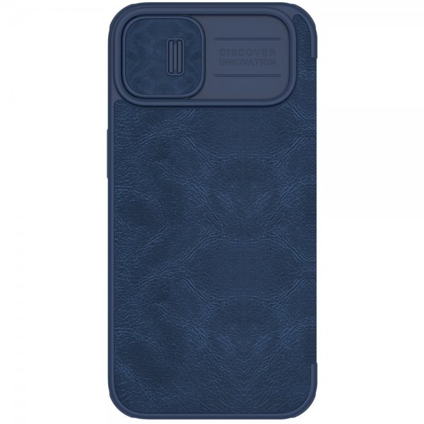 Nillkin iPhone 14 Plus Cover Qin Pro Series Blå