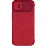 Nillkin iPhone 14 Plus Cover Qin Pro Series Rød