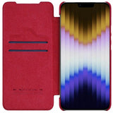 Nillkin iPhone 14 Plus Cover Qin Pro Series Rød