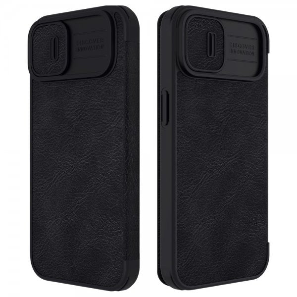 Nillkin iPhone 14 Plus Cover Qin Pro Series Sort
