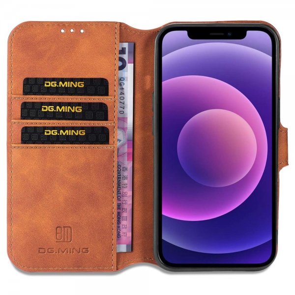 Dg.Ming iPhone 14 Plus Cover Retro Brun