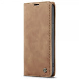 CaseMe iPhone 14 Plus Cover Retro Flip Brun