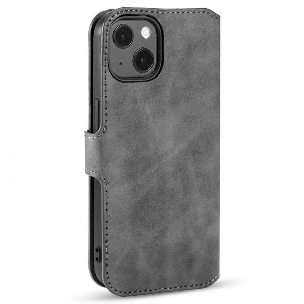 Dg.Ming iPhone 14 Plus Cover Retro Grå