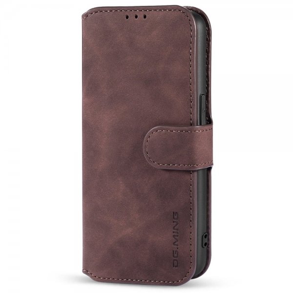 Dg.Ming iPhone 14 Plus Cover Retro Kaffe