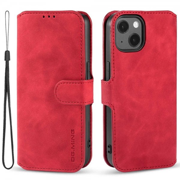 Dg.Ming iPhone 14 Plus Cover Retro Rød