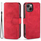 Dg.Ming iPhone 14 Plus Cover Retro Rød