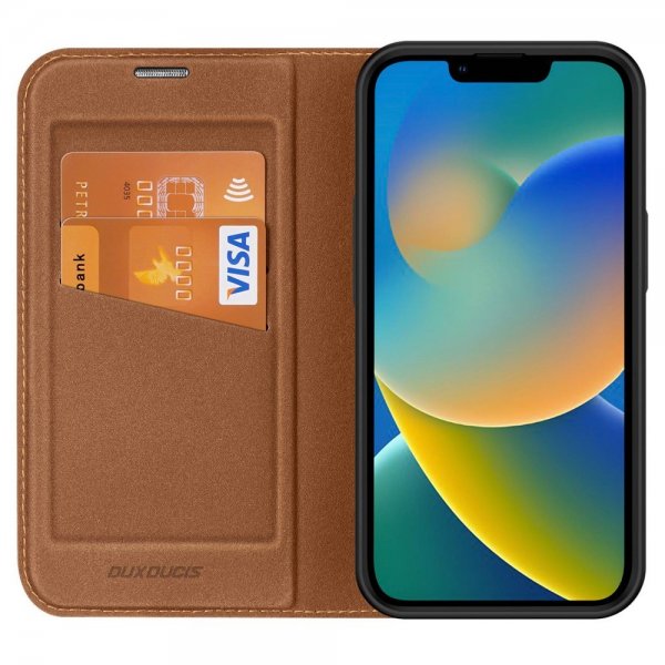 Dux Ducis iPhone 14 Plus Cover Skin X2 Series Brun