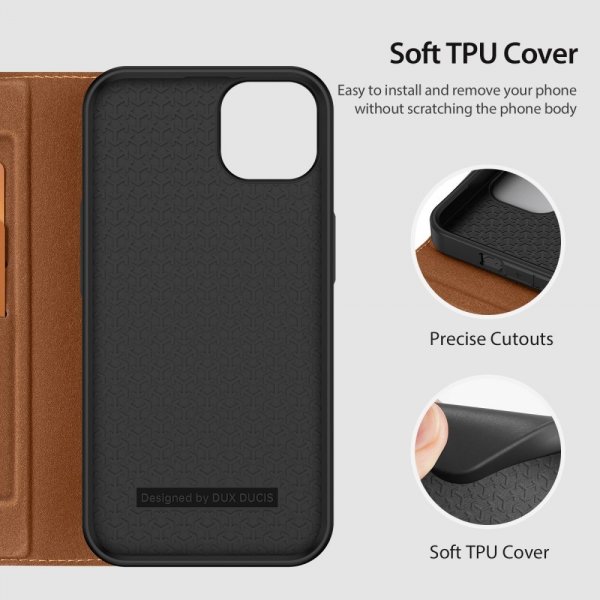 Dux Ducis iPhone 14 Plus Cover Skin X2 Series Brun