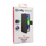Celly iPhone 14 Plus Cover Wally Wallet Case Sort