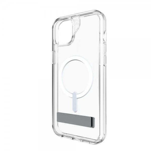 ZAGG iPhone 14 Plus/iPhone 15 Plus Cover Crystal Palace Snap Kickstand Clear