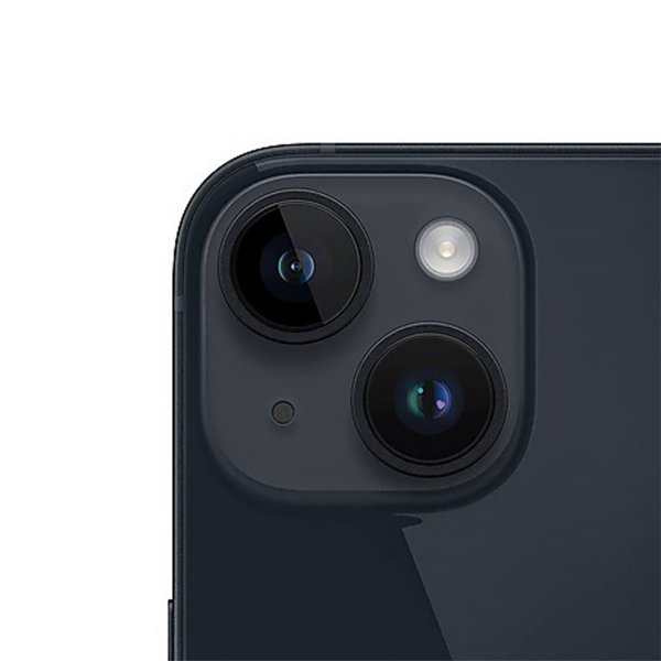 iPhone 14 Plus Kameralinse med Ramme - Sort