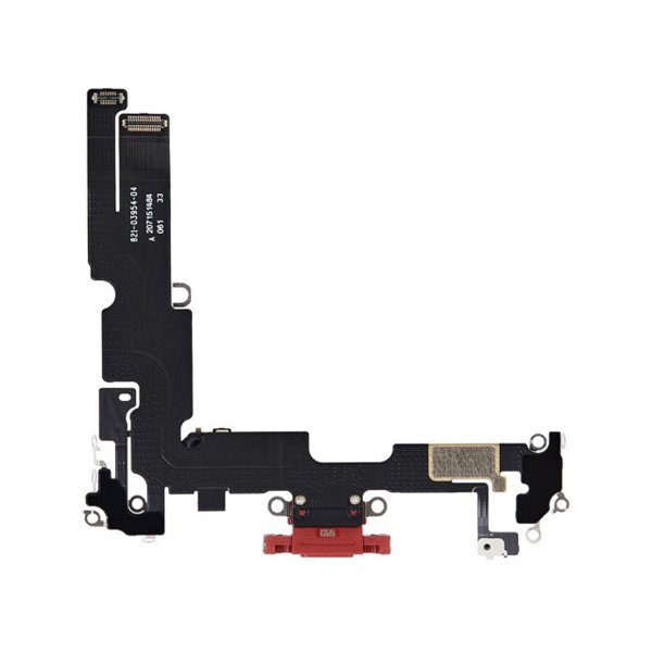 iPhone 14 Plus Ladeport med Flexkabel Original - Rød