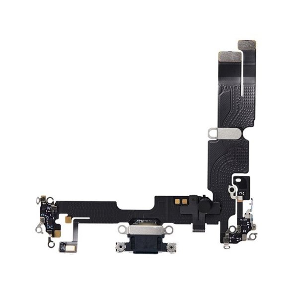 iPhone 14 Plus Opladningsstik med Flexkabel Original - Sort